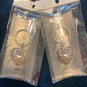 Valentine’s Day gift! Silver heart key holder
